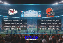 Kansas city chiefs vs cleveland browns match player stats
