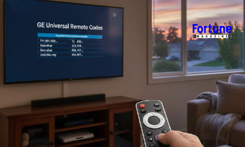 ge universal remote codes