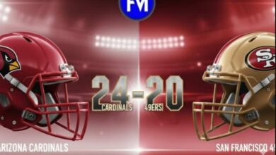 Arizona Cardinals vs 49ers match player stats