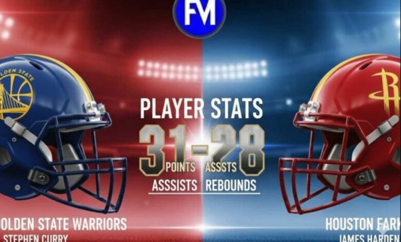 Golden State Warriors vs Houston Rockets Match Player Stats