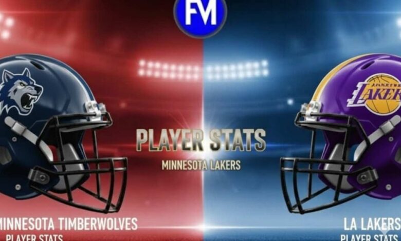 Minnesota Timberwolves vs LA Lakers player stats