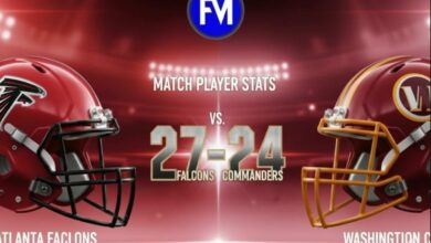 atlanta falcons vs washington commanders match player stats