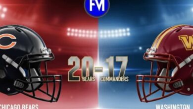 chicago bears vs washington commanders match player stats