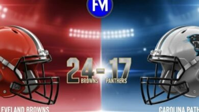 cleveland browns vs carolina panthers match player stats