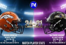 Denver Broncos vs Baltimore Ravens Match Player Stats