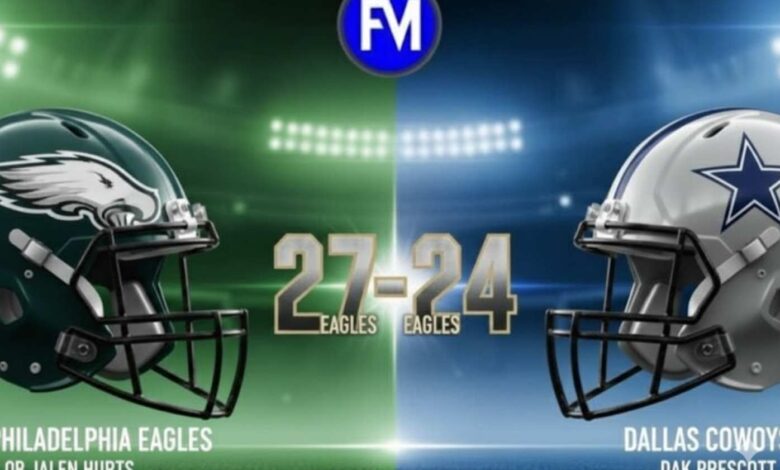 philadelphia eagles vs dallas cowboys match player stats