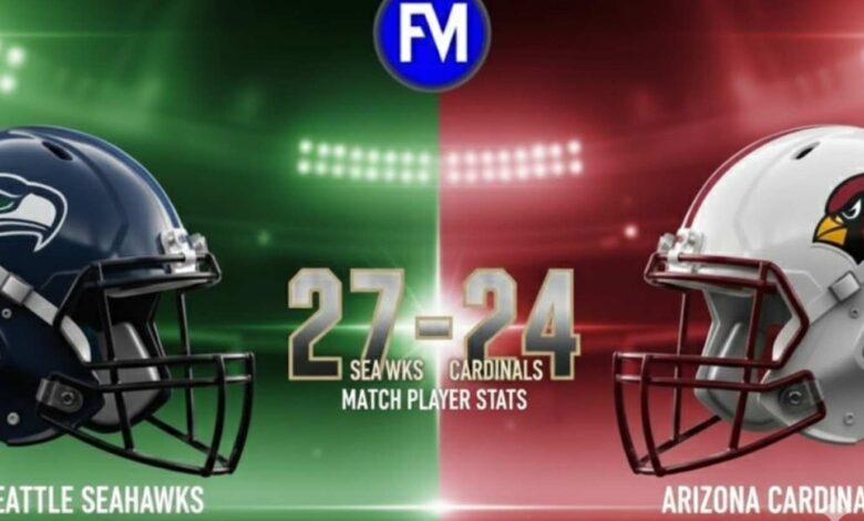 seahawks vs arizona cardinals match player stats