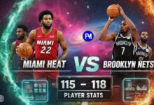 miami heat vs brooklyn nets match player stats