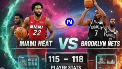 miami heat vs brooklyn nets match player stats