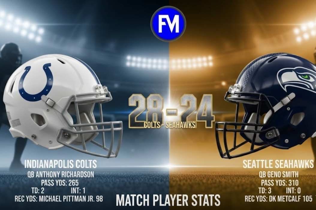 Seahawks Vs Colts Stats
